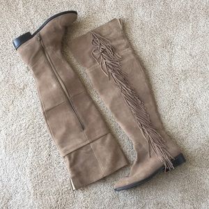 Steve Madden Over the Knee FRINGE boots